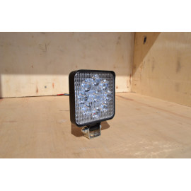 Фара LED квадратна 27W 6000K (9 диодв) (8.5 см х 8.5 см х 1,5 см) Mini