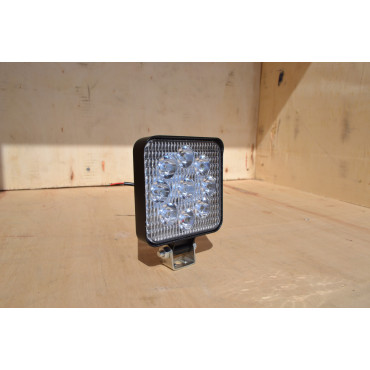 Фара LED квадратна 27W 6000K (9 диодв) (8.5 см х 8.5 см х 1,5 см) Mini