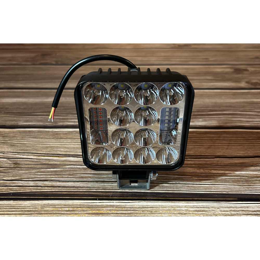 Світлодіодна LED-фара робоча 36 Вт, (3 Вт*12ламп) Вузький промінь + Стробосокп