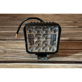 Світлодіодна LED-фара робоча 36 Вт, (3 Вт*12ламп) Вузький промінь + Стробосокп
