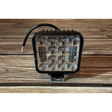 Світлодіодна LED-фара робоча 36 Вт, (3 Вт*12ламп) Вузький промінь + Стробосокп
