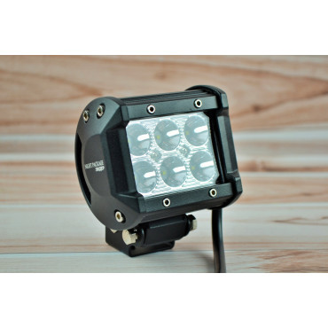 Світлодіодна LED фара 18Вт (світлодіоди 3w х6шт) Вузький промінь
