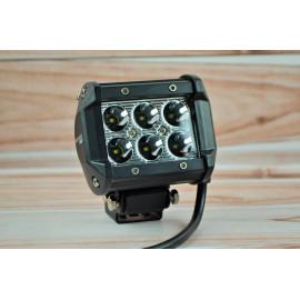 Світлодіодна LED фара 18Вт (світлодіоди 3w х6шт) Вузький промінь