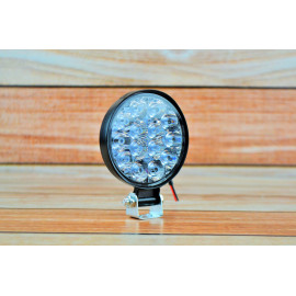 Фара LED Кругла 42W 6000K (14 діодів) (8.5 см х 8.5 см х 1,5 см) Mini