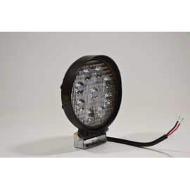 Світлодіодна LED кругла фара робоча 27W/60° 27Вт,(3Вт*9ламп) Широкий промінь