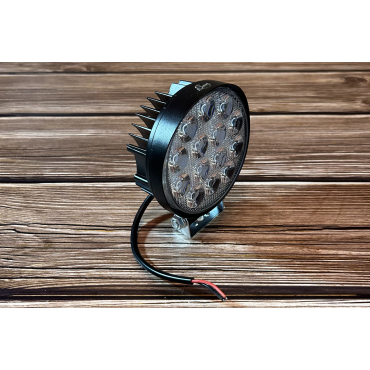 Світлодіодна LED кругла фара робоча 27W/60° 27Вт,(3Вт*9ламп) Вузький промінь
