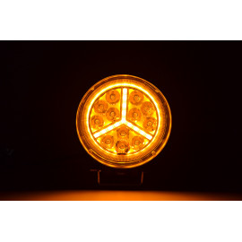 Світлодіодна LED-фара робоча 36вт, (3 Вт*12ламп) + Поворотник