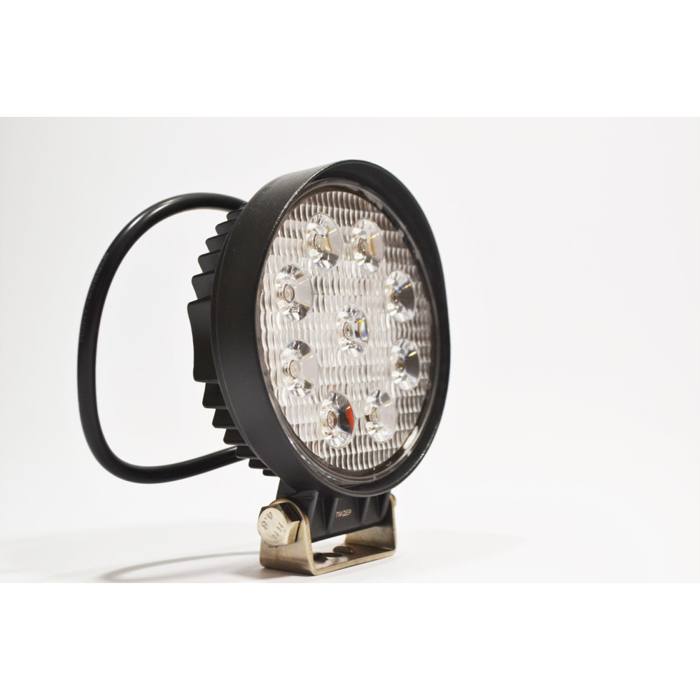 Світлодіодна LED фара кругла робоча 27W/60° 27 Вт, (3 Вт*9ламп) (SLstart)