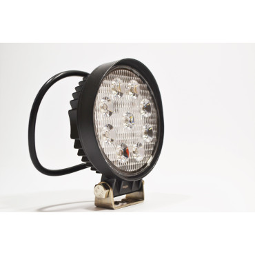 Світлодіодна LED фара кругла робоча 27W/60° 27 Вт, (3 Вт*9ламп) (SLstart)