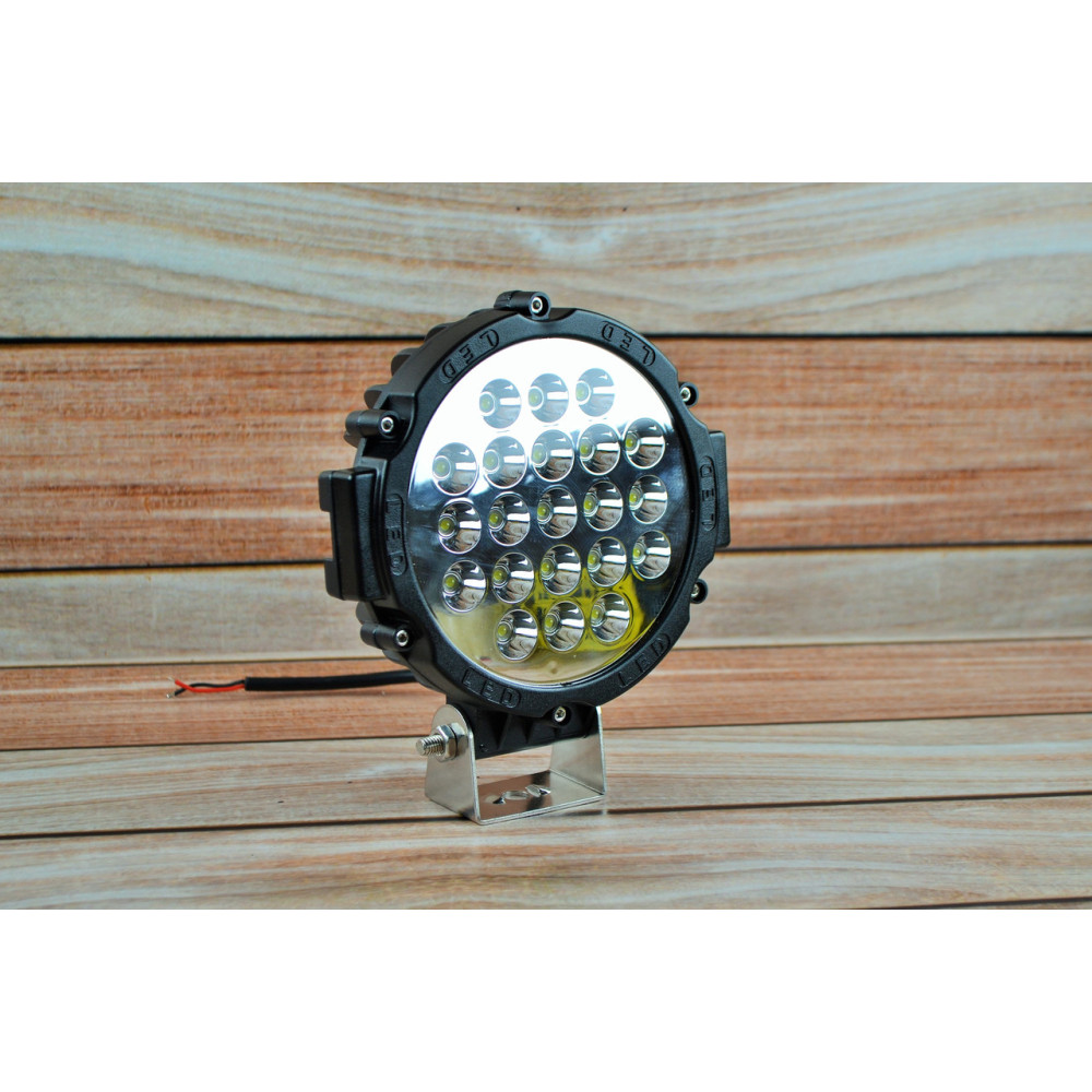 Світлодіодна LED-фара 63 Вт чорний корпус (світлодіоди 3W x21шт)