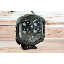 Фара LED прямокутна Лінзована 96W 6000K Дальнє + ближнє світло (Ø20см* 8см)