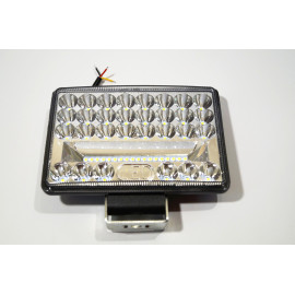 Фара LED прямокутна 144W 6000K (48 діодів) (15см х 11см х 3см) (ближній + дальній)